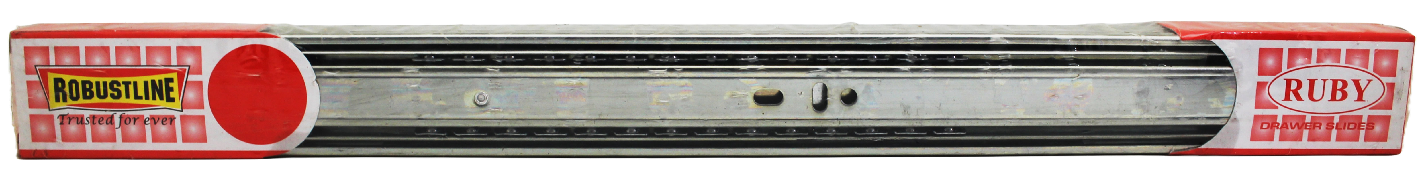 Robustline Side Mounted Full Extension Ball Bearing Drawer Slide Premium Hardware for Door Cabinet Window Furniture and Interior Use